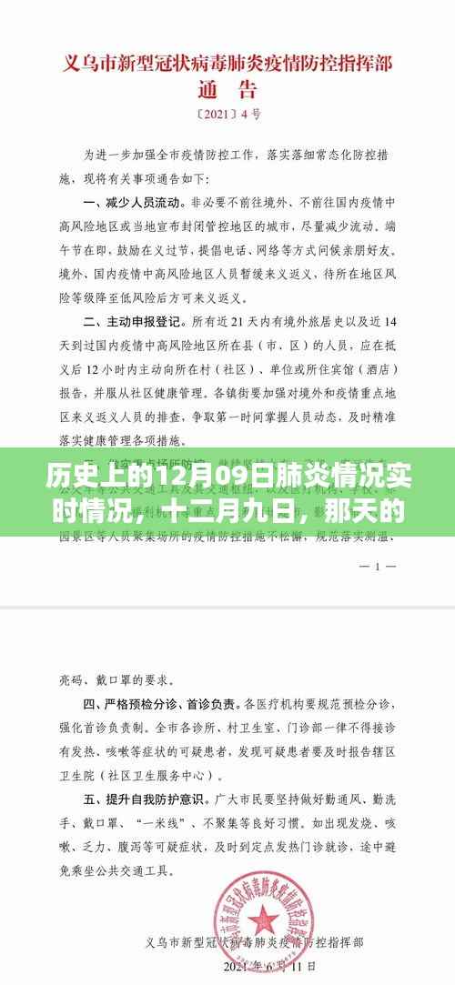 历史上的肺炎风云,十二月九日温情与抗疫实录