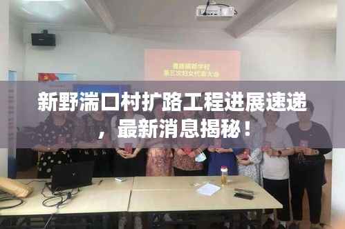 新野湍口村扩路工程进展速递,最新消息揭秘!