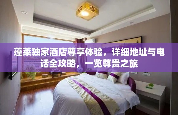 蓬莱独家酒店尊享体验,详细地址与电话全攻略,一览尊贵之旅